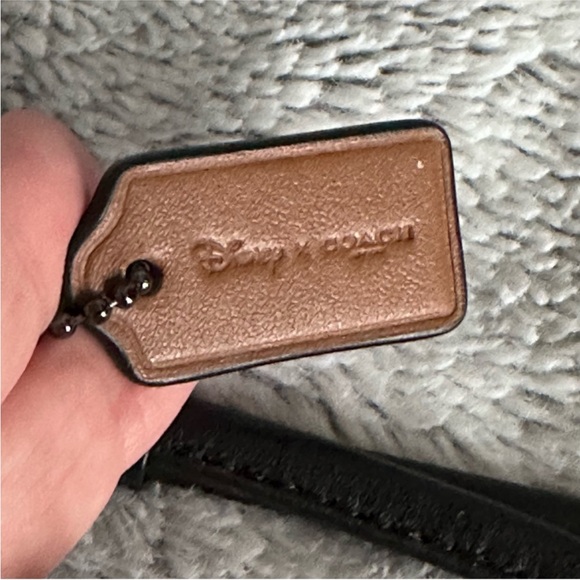 Coach Limited Edition Mickey Mouse Leather corner zip Wristlet in Box EUC - Picture 7 of 16